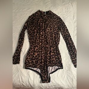 Agent Provacateur leopard bodysuit